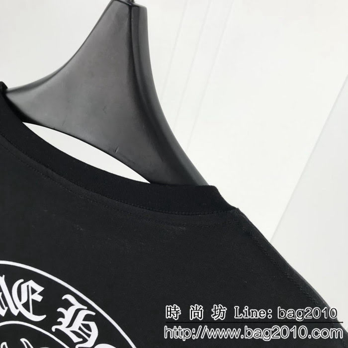Chrome Hearts克羅心 19ss 趣味卡通印花限定T恤 定制原版純棉面料 高版本情侶款 ydi2280